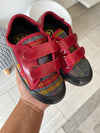 Pepe Red Plaid Velcro Sneaker-Tassel Children Shoes