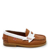 Papanatas Camel and White Penny Loafer-Tassel Children Shoes