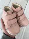 Emel Pink and Gold Heart Baby Sneaker-Tassel Children Shoes