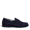 Bonpoint Navy Suede Loafer-Tassel Children Shoes