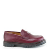 Papanatas Burgundy Star Chunky Loafer-Tassel Children Shoes