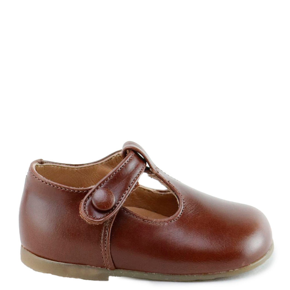 Papanatas Hazelnut Baby T Strap Shoe-Tassel Children Shoes