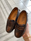 Atlanta Mocassin Brown Brushed Penny loafer-Tassel Children Shoes