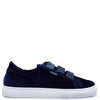 Atlanta Mocassin Navy Velvet Velcro Sneaker-Tassel Children Shoes