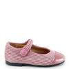 Papanatas Pink Corduroy Captoe Mary Jane-Tassel Children Shoes