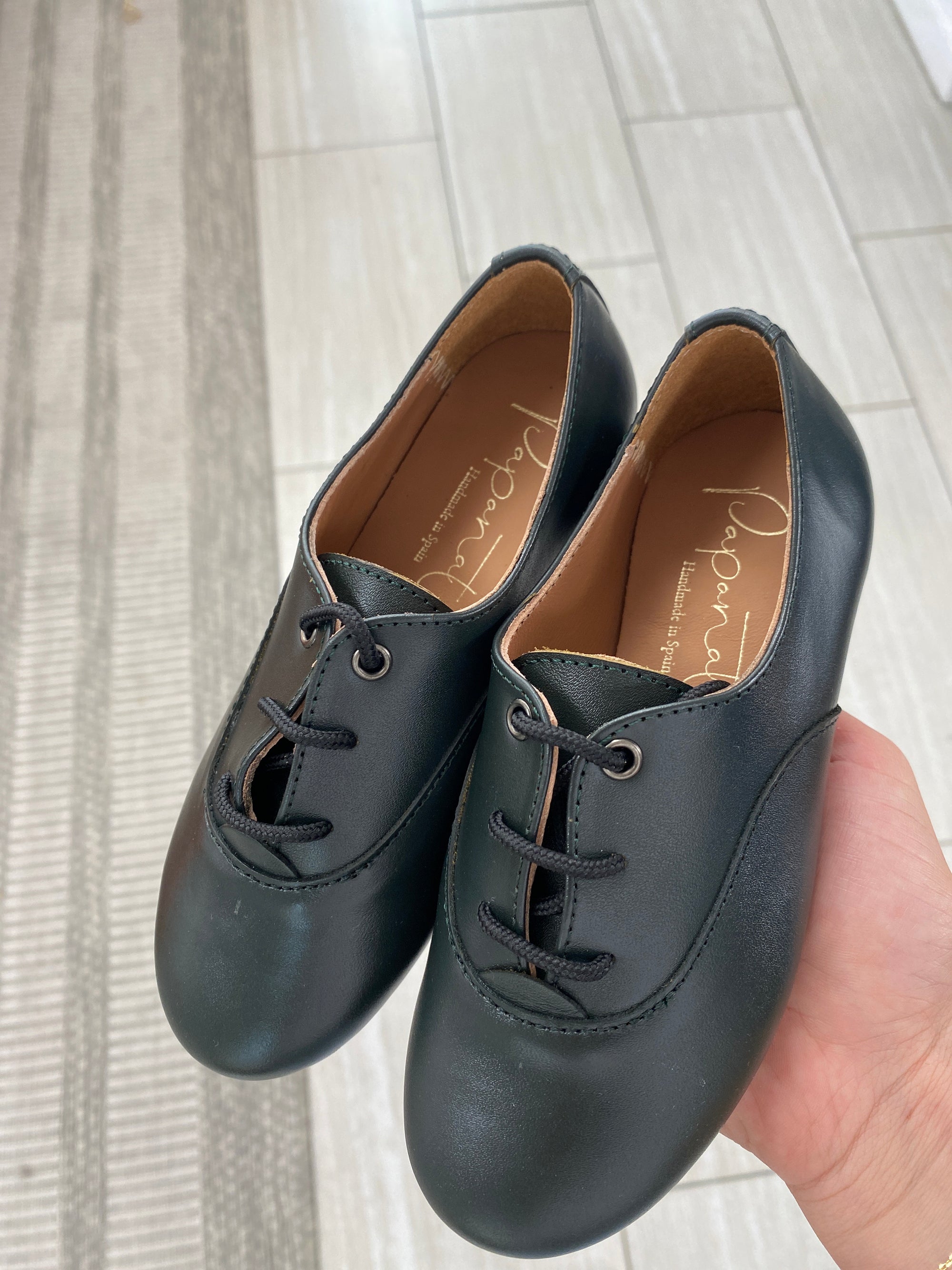 Papanatas Hunter Lace Oxford-Tassel Children Shoes