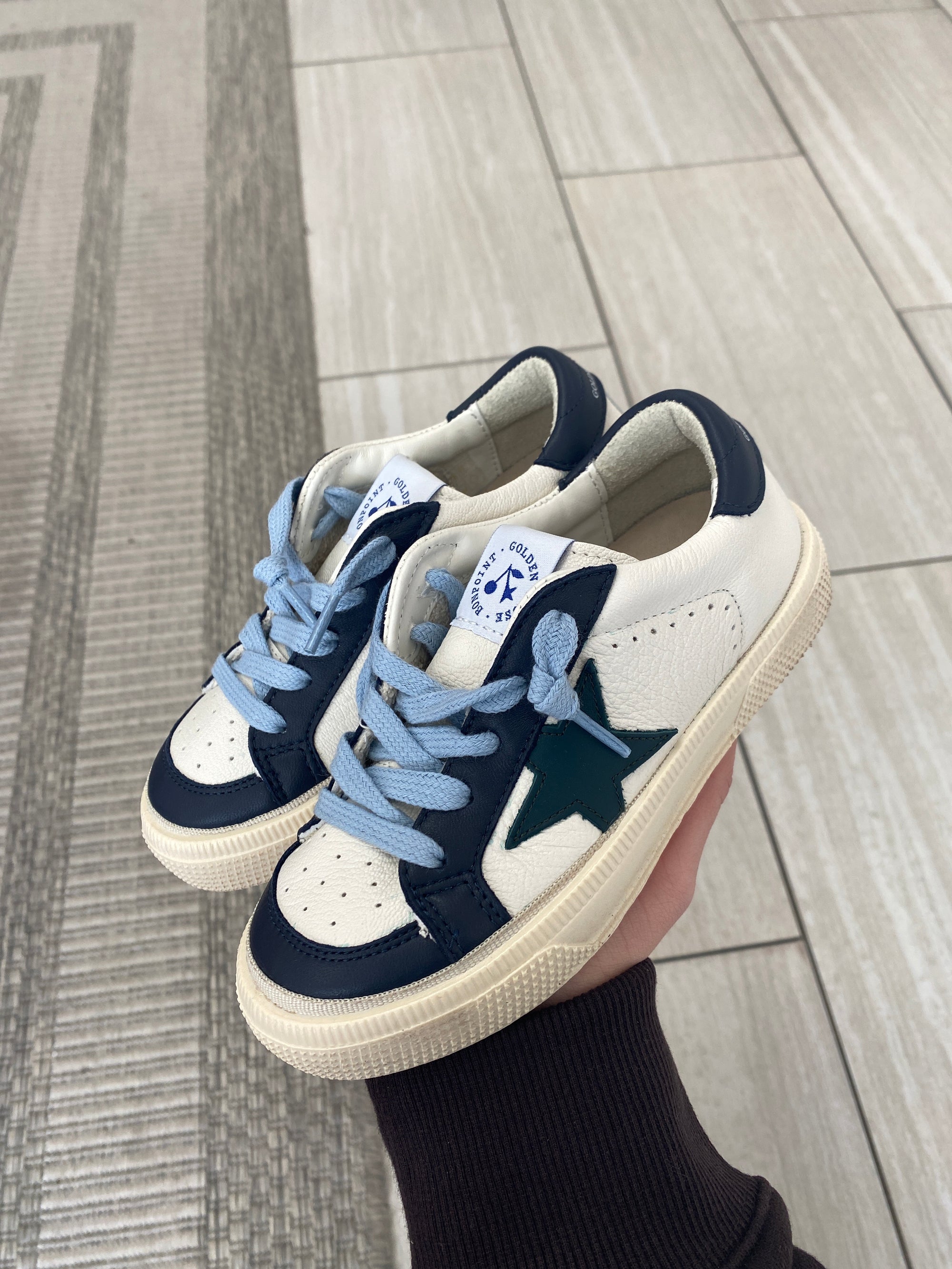 Bonpoint X Golden Goose Navy Star Sneaker-Tassel Children Shoes