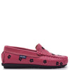 Atlanta Mocassin Raspberry Flower Loafer-Tassel Children Shoes