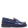 Atlanta Mocassin Navy Shine Penny Loafer-Tassel Children Shoes