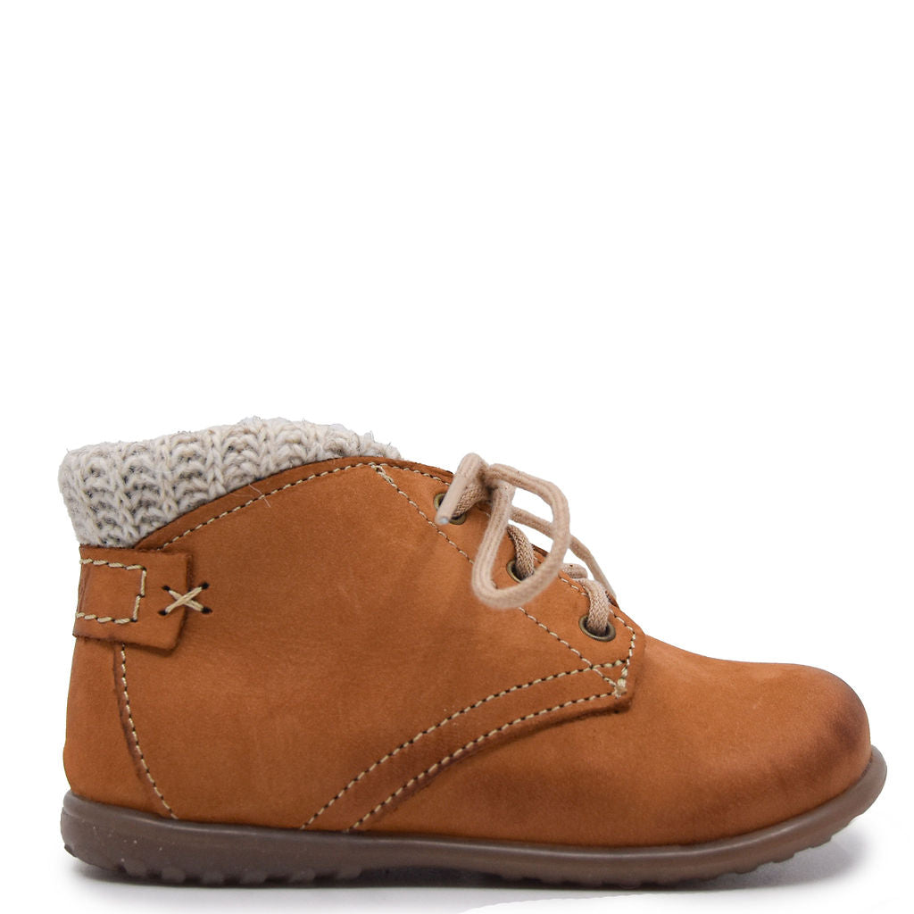 Emel Camel Nubuk Sweater Baby Bootie-Tassel Children Shoes