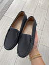 LMDI Dark Gray Loafer-Tassel Children Shoes