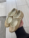 Bonpoint Oro Gold Ella Mary Jane-Tassel Children Shoes