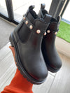 Spain+Co Black Pearl Boot-Tassel Children Shoes