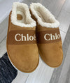 Chloe Camel Fur Slipper-Tassel Children Shoes