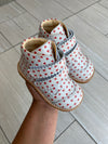 Angulus Cream Heart Velcro Bootie-Tassel Children Shoes