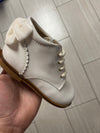 Beberlis Off White Patent Bow Baby Bootie-Tassel Children Shoes