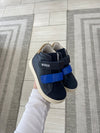 Hugo Boss Multi Blue Mid Top Velcro Sneaker-Tassel Children Shoes