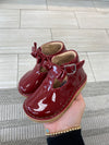 Petit Nord Cherry Patent Baby Bootie-Tassel Children Shoes