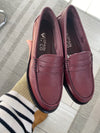 Spain+Co Burgundy Penny Loafer-Tassel Children Shoes