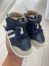 Old Soles Navy and White Baby Sneaker-Tassel Children Shoes