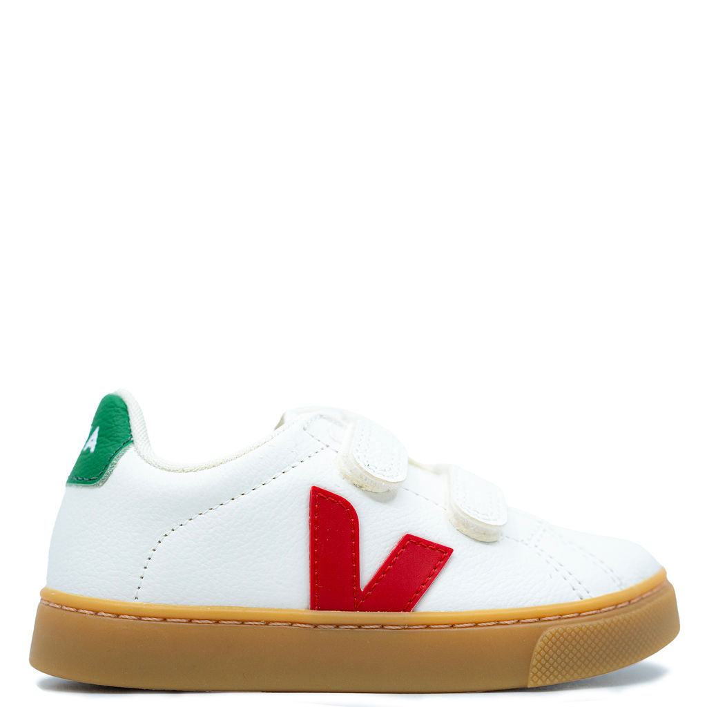 Veja Pekin Emeraude Velcro Sneaker-Tassel Children Shoes