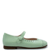 Beberlis Mint Patent Perforated Mary Jane-Tassel Children Shoes