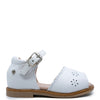 Manuela White Scalloped Baby Sandal-Tassel Children Shoes