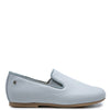 Manuela Light Gray Pebbled Smoking Loafer-Tassel Children Shoes