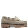 LMDI Taupe Leather Chunky Loafer-Tassel Children Shoes