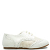 LMDI Sand Rafia Wingtip Oxford-Tassel Children Shoes