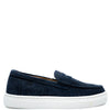 Porte Navy Suede Penny Dress Sneaker-Tassel Children Shoes