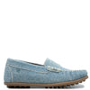 Porte Light Denim Penny Loafer-Tassel Children Shoes