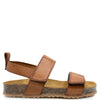 Pepe Brown Strap Velcro Sandal-Tassel Children Shoes