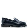 LMDI Navy Croc Penny Loafer-Tassel Children Shoes