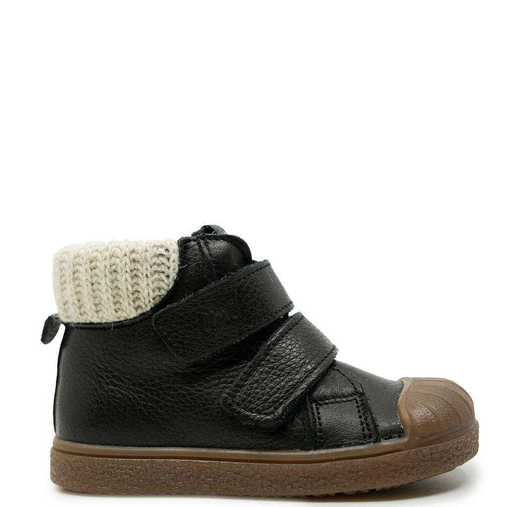 Emel Black Sweater Baby Sneaker-Tassel Children Shoes