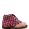 Manuela Rose Houndstooth Baby Bootie-Tassel Children Shoes