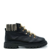 Andanines Black Knit Boot-Tassel Children Shoes