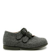 Pepe Gray Wool Double Strap Mary Jane-Tassel Children Shoes