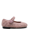 Papanatas Pink Shearling Mary Jane-Tassel Children Shoes