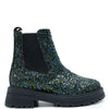 Angulus Teal Glitter Boot-Tassel Children Shoes