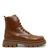 Beberlis Burnished Tan Combat Boot-Tassel Children Shoes