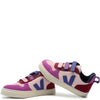 Veja Multico Purple Velcro Sneaker-Tassel Children Shoes