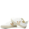 Veja White Gold And Silver Laceup Sneaker-Tassel Children Shoes