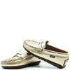 Atlanta Mocassin Metallic Gold Penny Loafer-Tassel Children Shoes