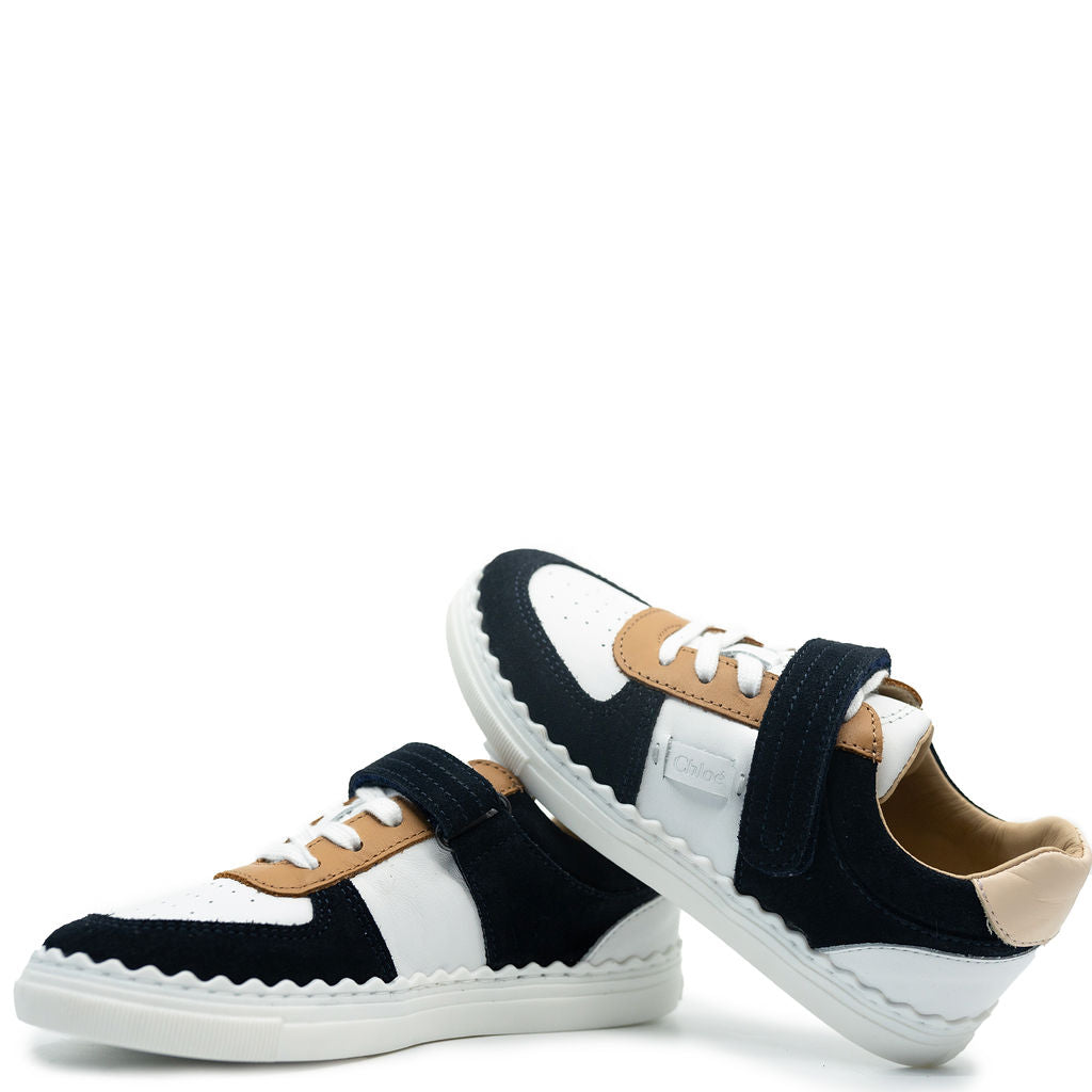 Chloe on sale scalloped sneakers