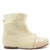 LMDI Beige Sherpa Captoe Zipper Bootie-Tassel Children Shoes