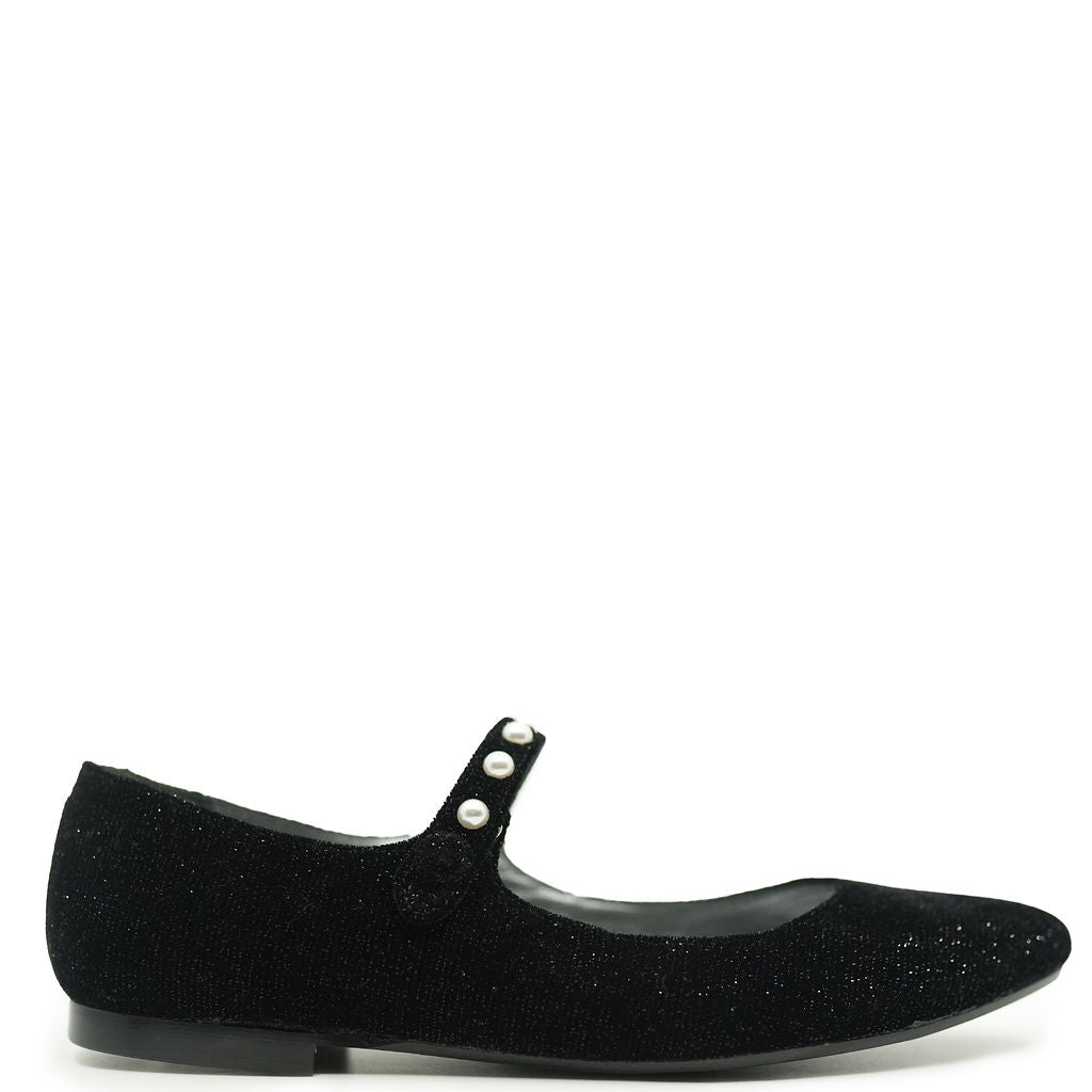 Tocoto vintage black velvet mary janes new arrivals