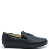 Manuela Navy 73 Embroidered Smoking Loafer-Tassel Children Shoes