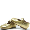 Confetti Metallic Gold Baby Mary Jane-Tassel Children Shoes