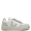 Veja Extra White Natural Velcro Sneaker-Tassel Children Shoes